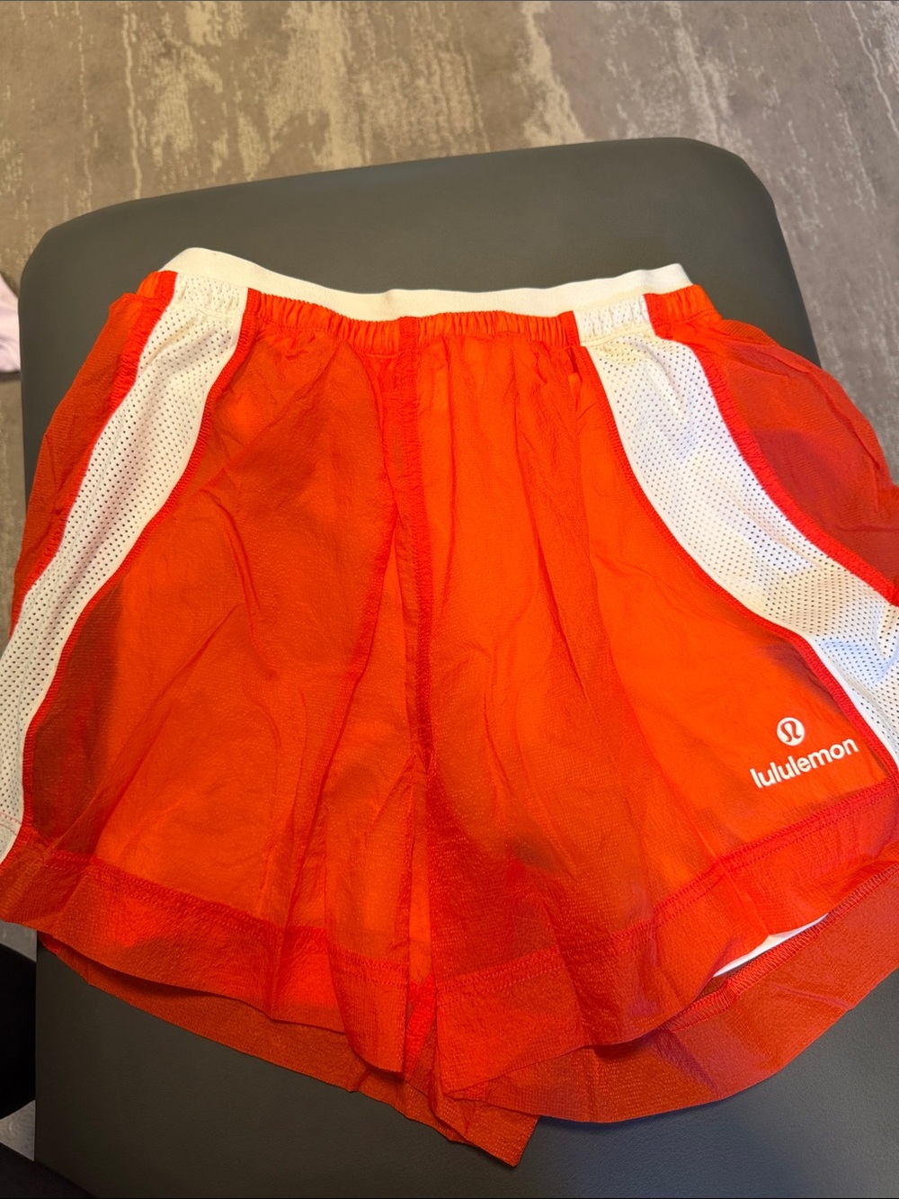 Lululemon Women's red Mesh Athletic Shorts